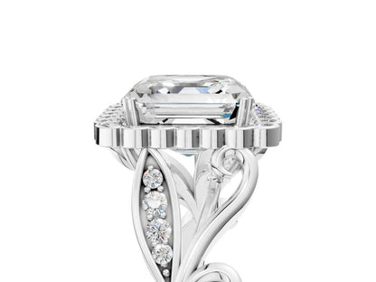 ASSCHER SPLIT SHAK VINTAGE - M&D Signature Jewels