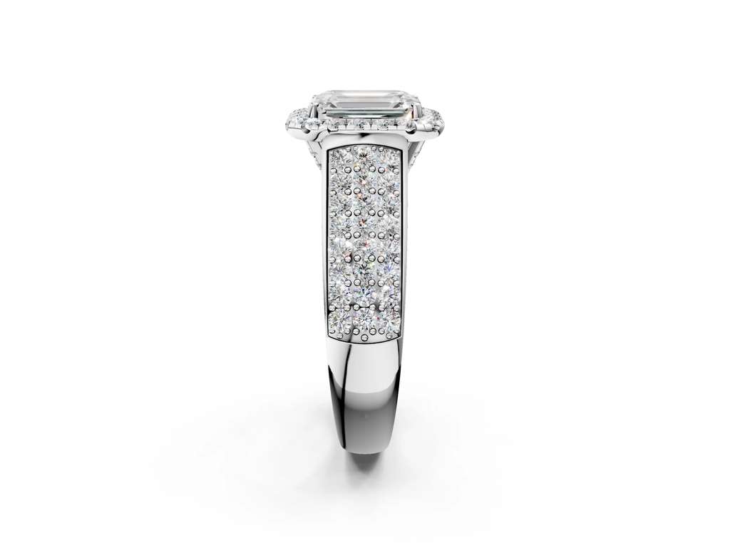 RADIANT THREE ROW VINTAGE RING