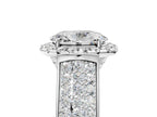 OVAL THREE ROW VINTAGE RING