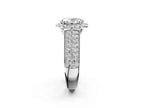 OVAL THREE ROW VINTAGE RING