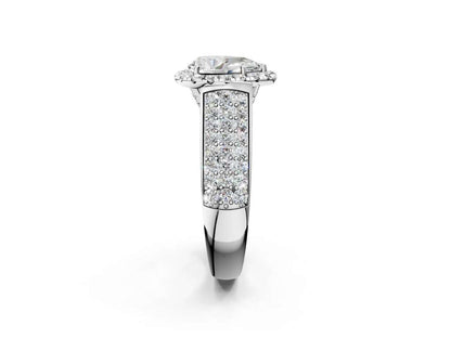 PEAR THREE ROW VINTAGE RING - M&D Signature Jewels