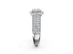 CUSHION THREE ROW VINTAGE RING