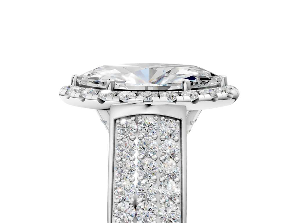 MARQUISE THREE ROW VINTAGE RING