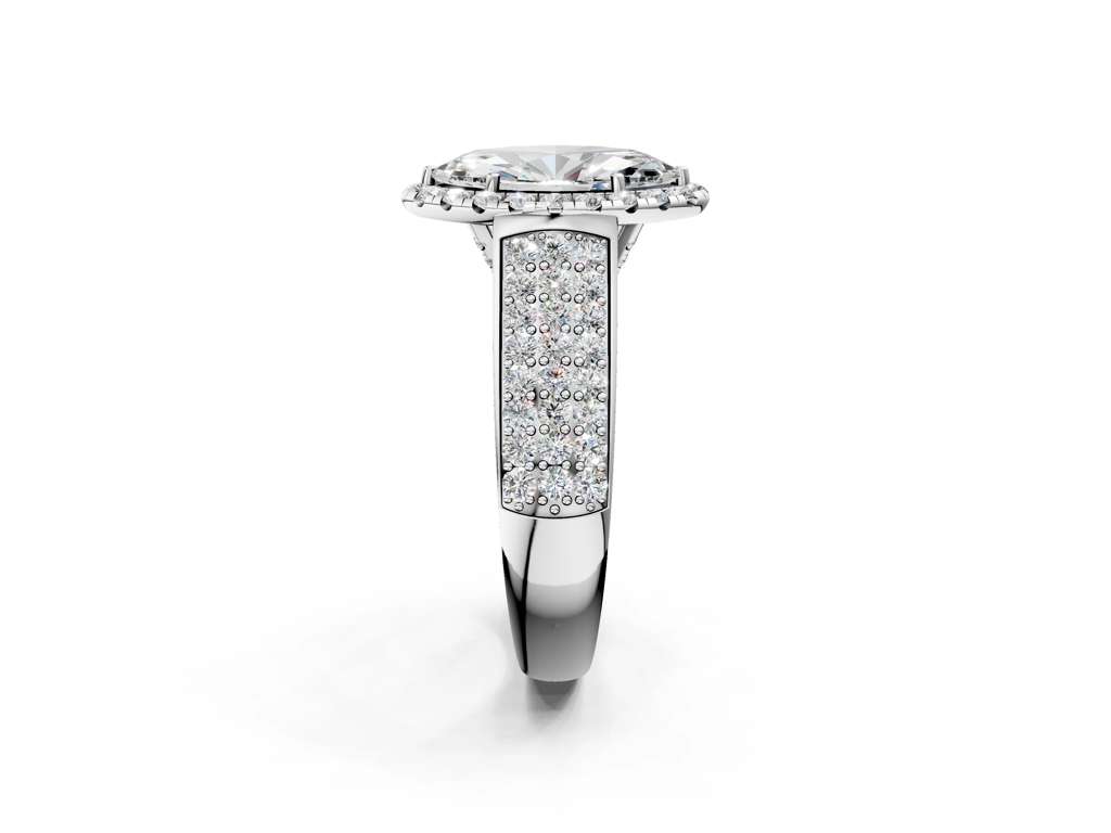 MARQUISE THREE ROW VINTAGE RING