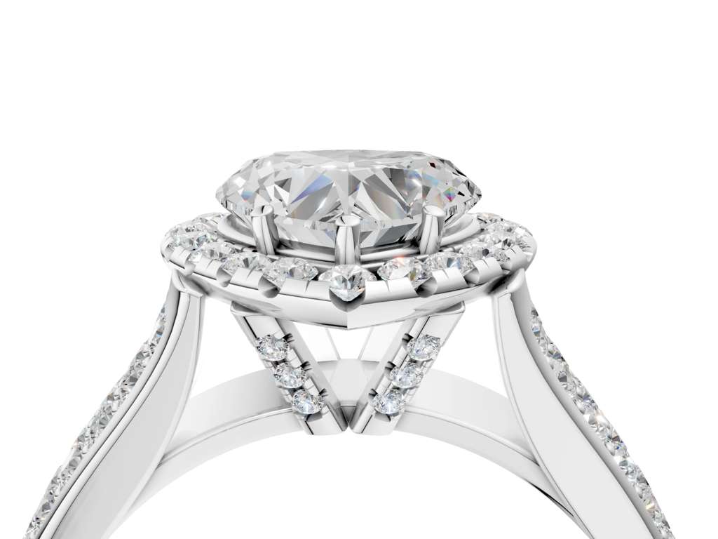 HEART THREE ROW VINTAGE RING