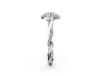 ROUND TWIST HALO - M&D Signature Jewels
