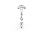 ASSCHER TWIST HALO