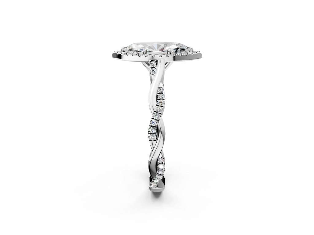 MARQUISE TWIST HALO