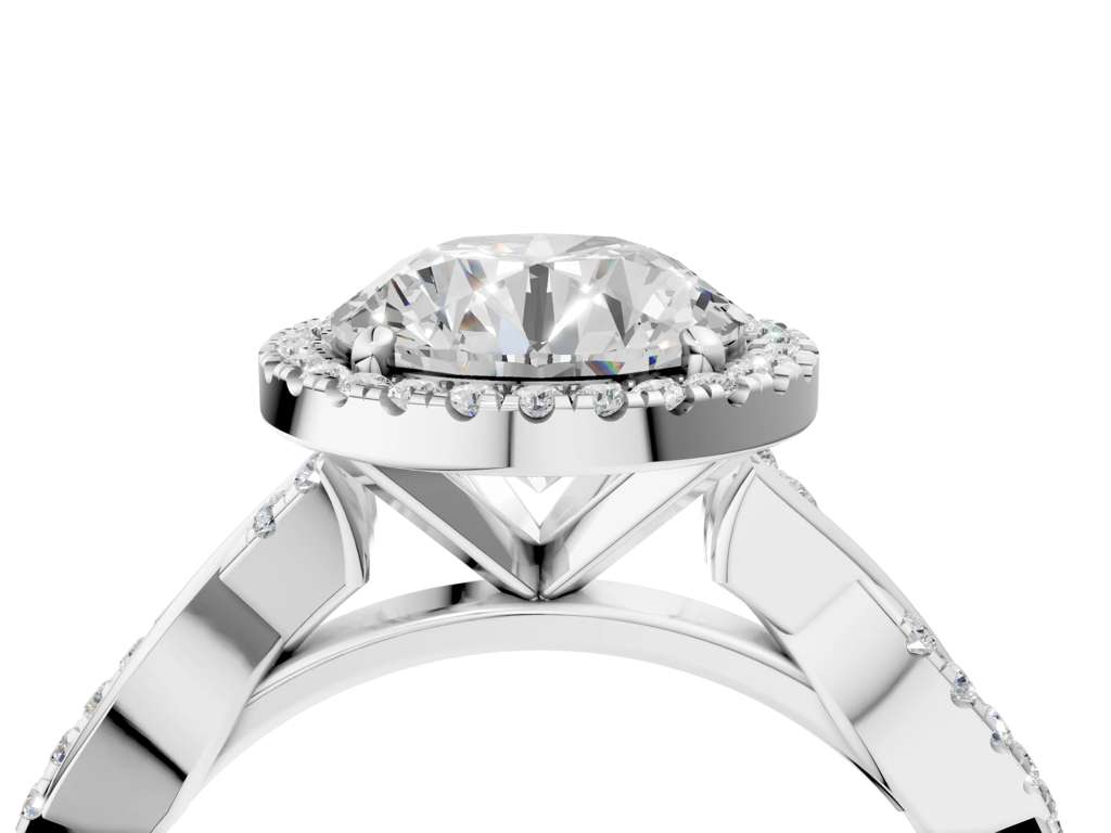 ROUND TWISTED PAVE WITH HALO