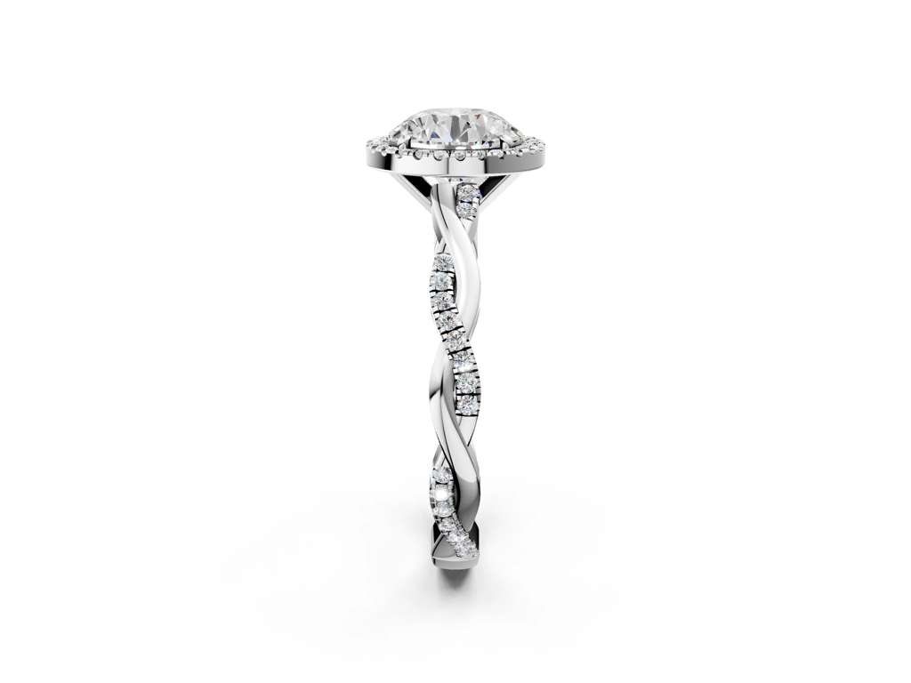 ROUND TWISTED PAVE WITH HALO