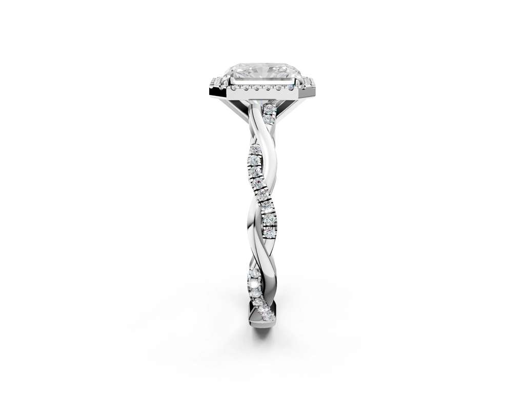 RADIANT TWISTED PAVE WITH HALO