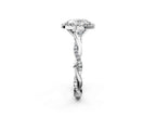 OVAL TWISTED PAVE WITH HALO