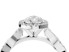 PEAR TWISTED PAVE WITH HALO