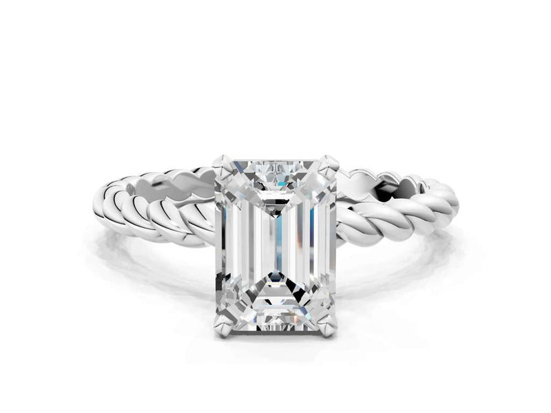 EMERALAD SOLITAIRE RING