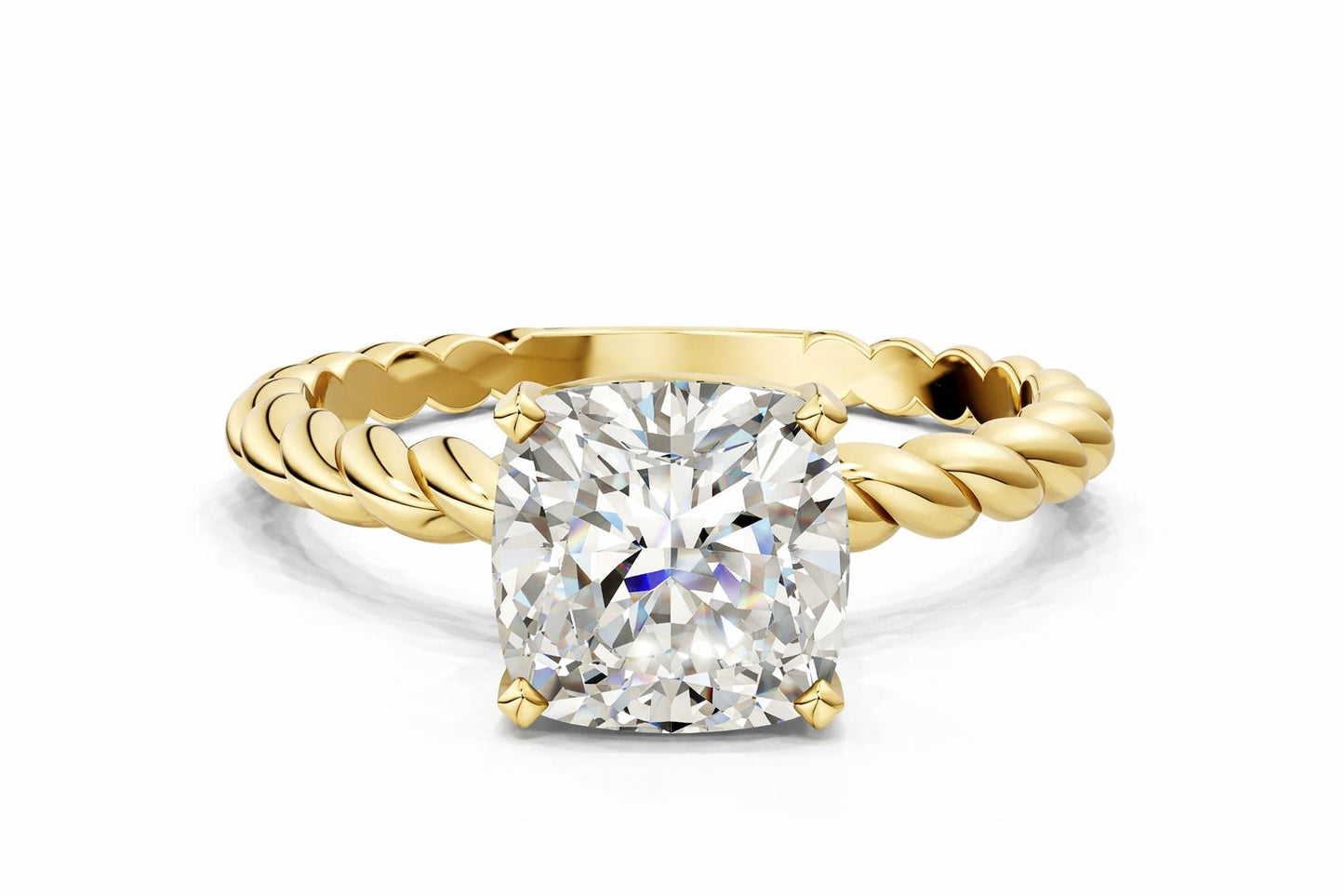 CUSHION SOLITAIRE - M&D Signature Jewels