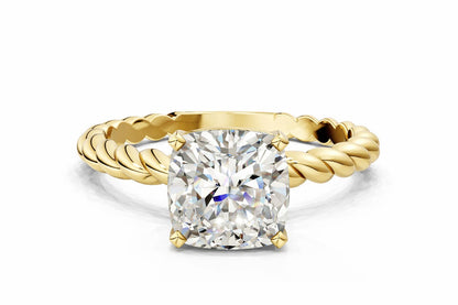 CUSHION SOLITAIRE - M&D Signature Jewels