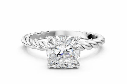 CUSHION SOLITAIRE - M&D Signature Jewels