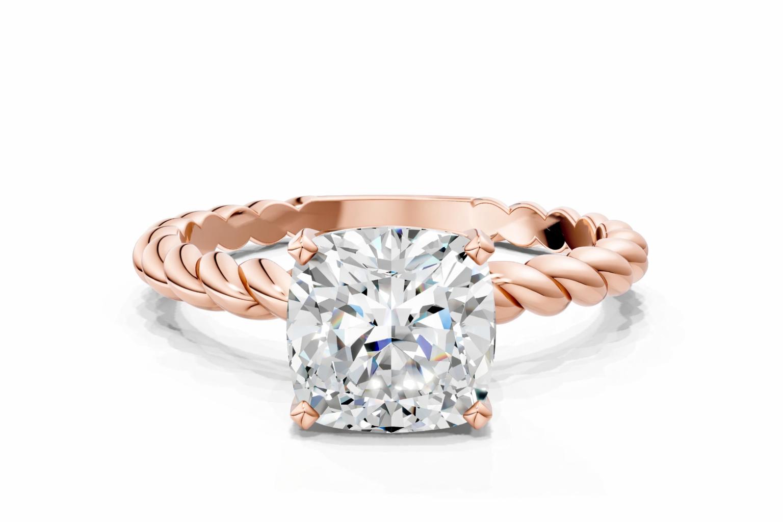 CUSHION SOLITAIRE - M&D Signature Jewels