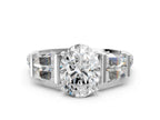 OVAL BAGUETTE CHANNEL RING
