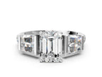 EMERALAD BAGUETTE CHANNEL RING
