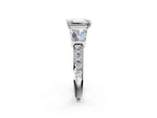 EMERALAD BAGUETTE CHANNEL RING
