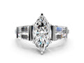 MARQUISE BAGUETTE CHANNEL RING