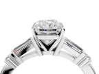 RADIANT BAGUETTE ROUND CHANNEL RING