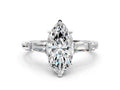 MARQUISE BAGUETTE ROUND CHANNEL RING