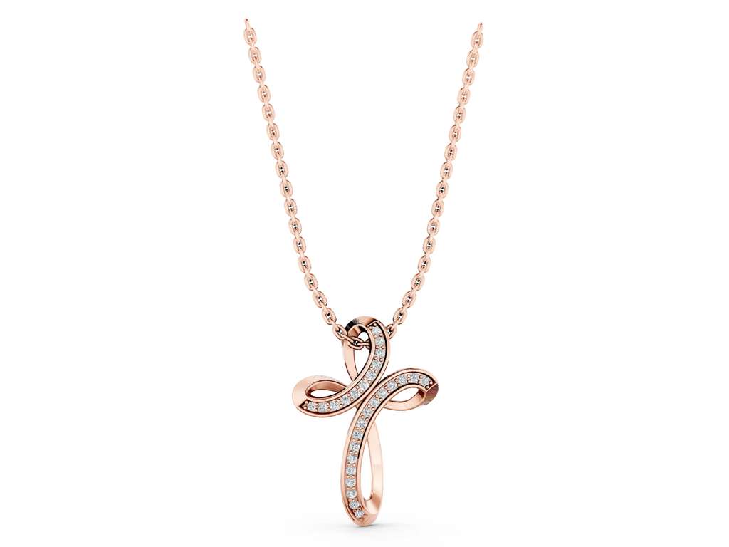 ROUND CROSS PENDANT