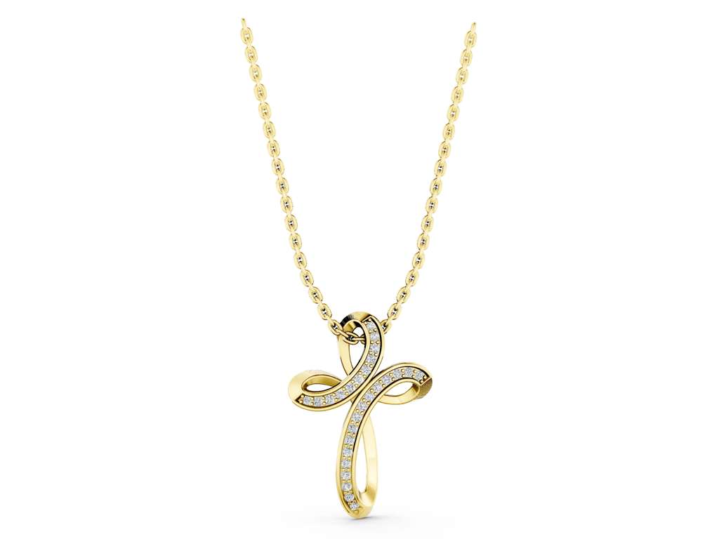 ROUND CROSS PENDANT