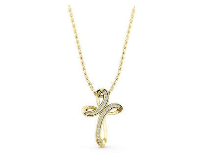 ROUND CROSS PENDANT - M&D Signature Jewels
