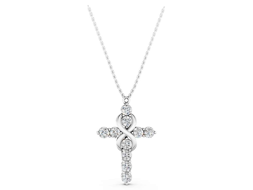 ROUND CROSS PENDANT
