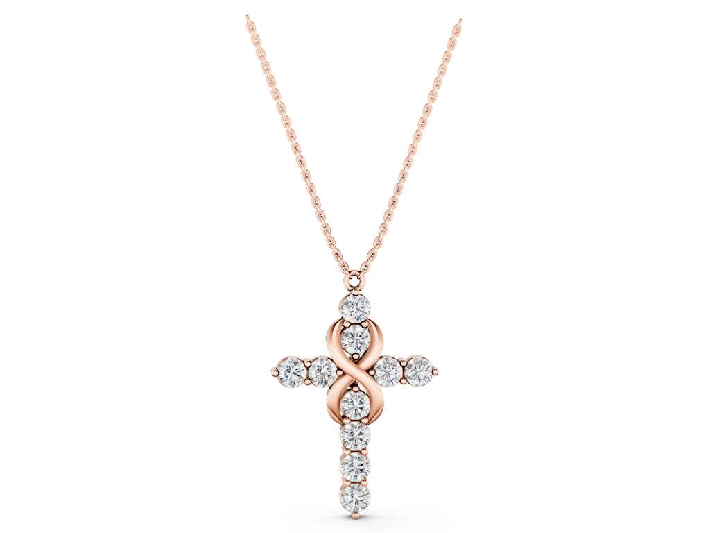 ROUND CROSS PENDANT