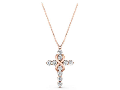 ROUND CROSS PENDANT - M&D Signature Jewels