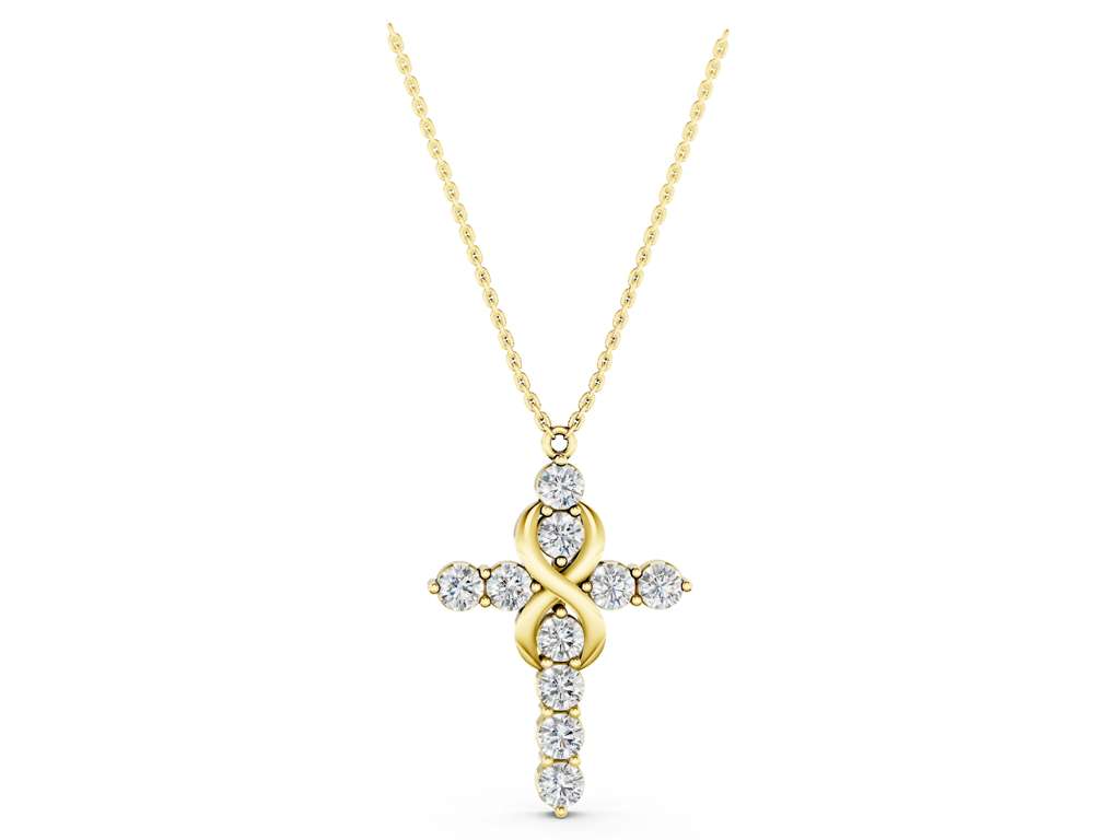 ROUND CROSS PENDANT