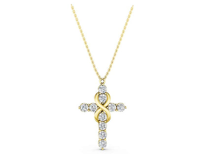 ROUND CROSS PENDANT - M&D Signature Jewels