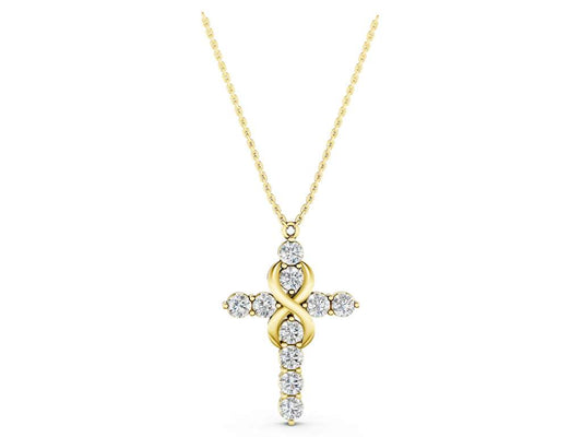 ROUND CROSS PENDANT - M&D Signature Jewels