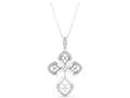 MILGRAIN CROSS PENDANT
