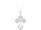 MILGRAIN CROSS PENDANT