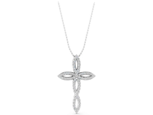 TWIST CROSS PENDANT