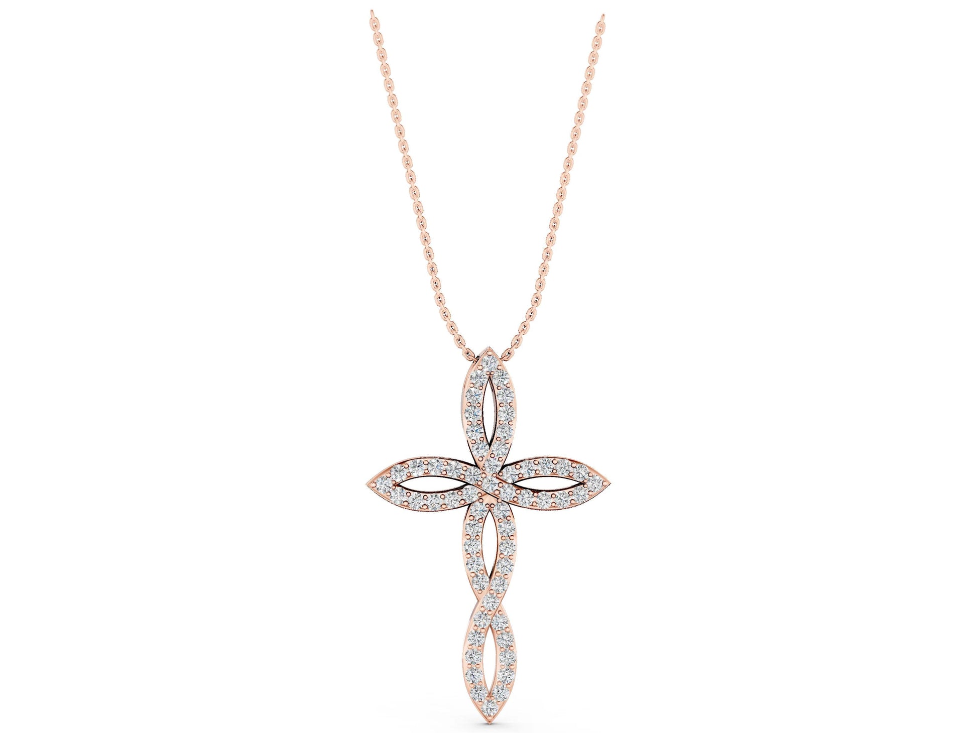 TWIST CROSS PENDANT - M&D Signature Jewels