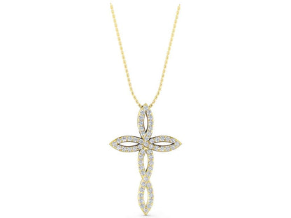 TWIST CROSS PENDANT - M&D Signature Jewels