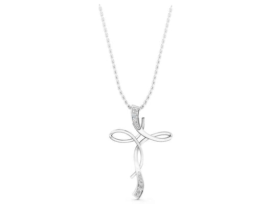TWIST CROSS PENDANT