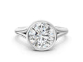 ROUND ACCENTED BEZEL RING