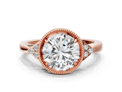 ROUND MILGRAIN VINTAGE RING - M&D Signature Jewels
