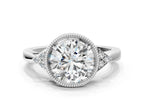 ROUND MILGRAIN VINTAGE RING
