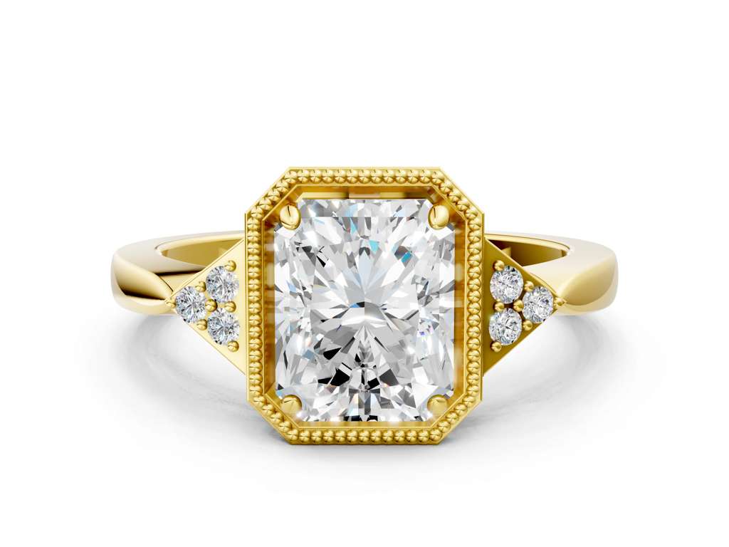 RADIANT MILGRAIN VINTAGE RING - M&D Signature Jewels