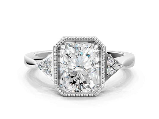 RADIANT MILGRAIN VINTAGE RING