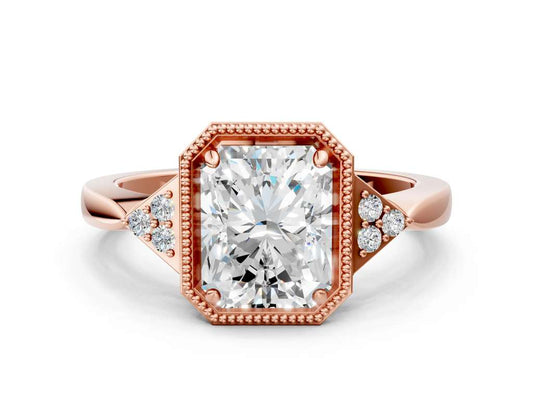 RADIANT MILGRAIN VINTAGE RING - M&D Signature Jewels