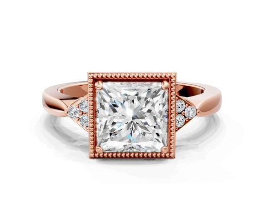 PRINCESS MILGRAIN VINTAGE RING - M&D Signature Jewels